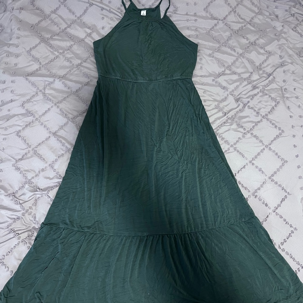 Old Navy Dark Green Maxi Dress